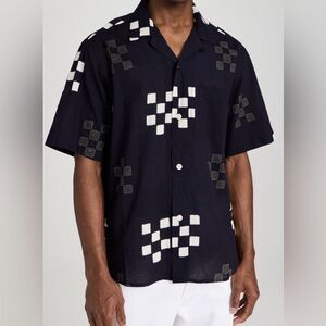 Kardo Black and White Checkered Casual Shirt